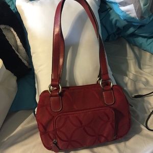 Small red purse